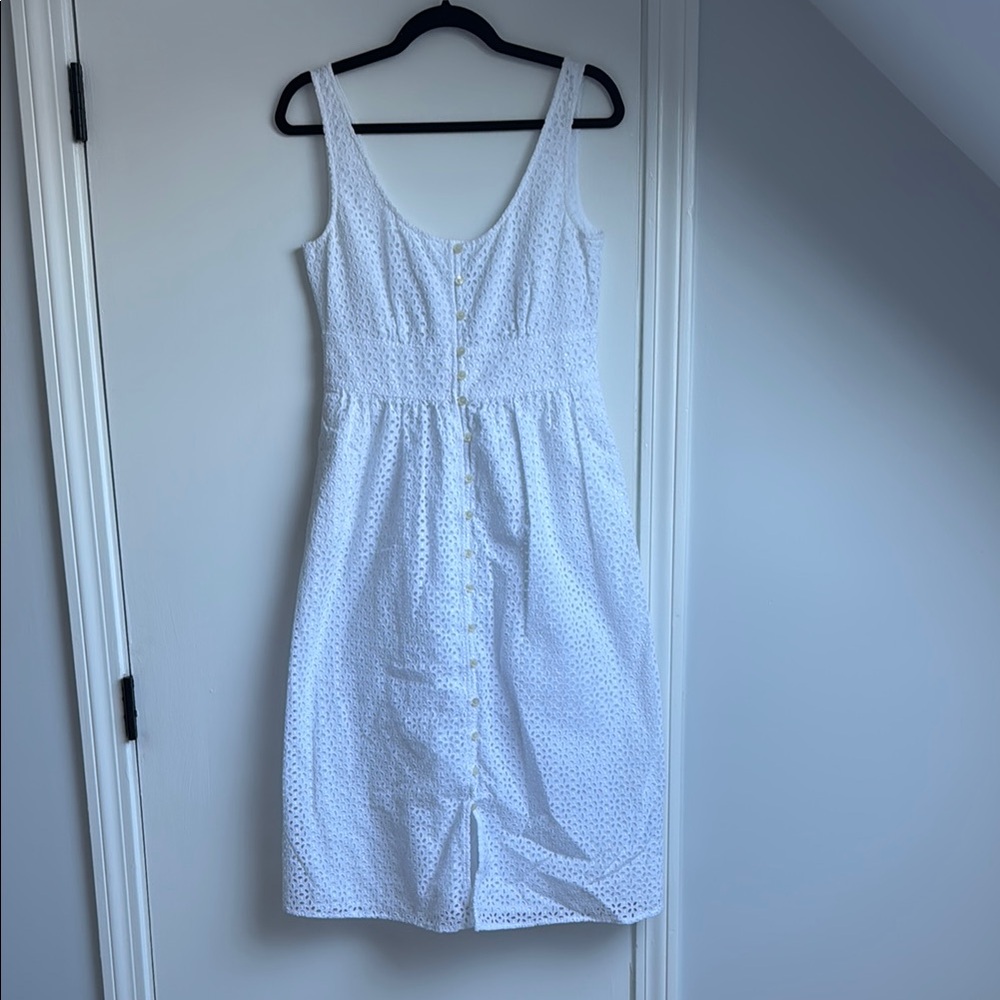 J.Crew White Eyelet Dress NWOT